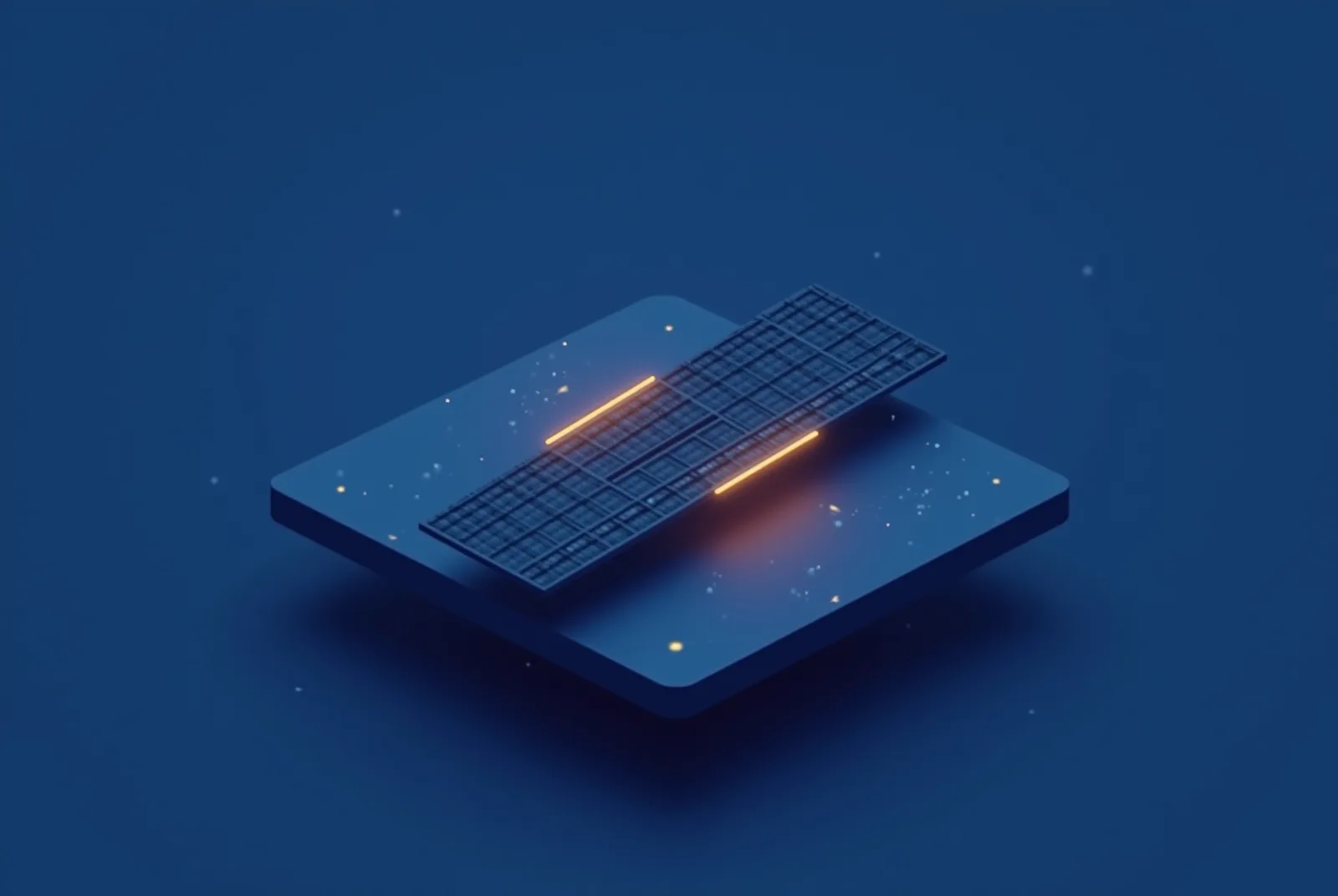 Stylised isometric illustration of two diverging paths from a fork resolving into a third middle path