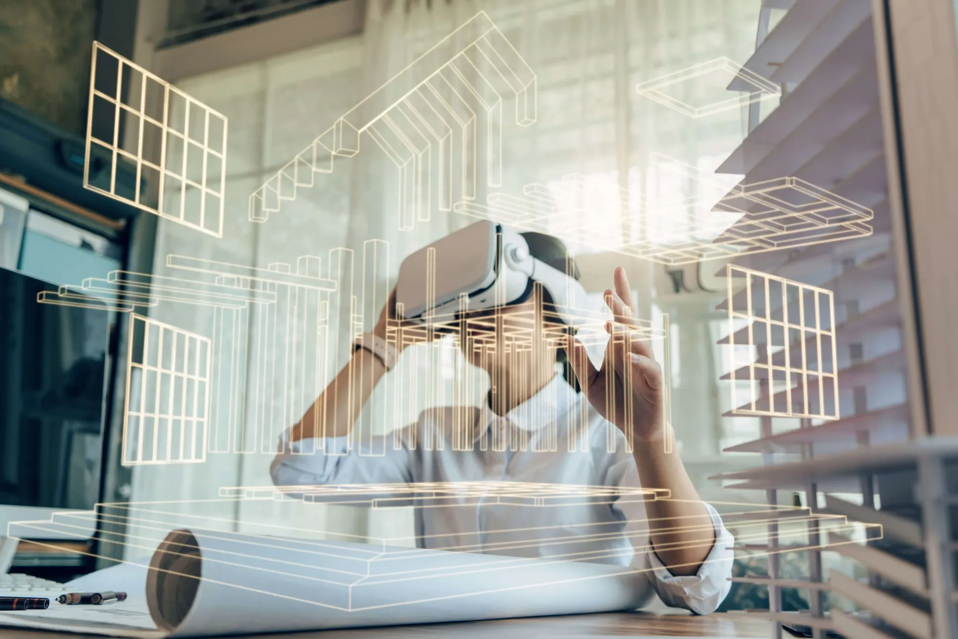 VR architectural design visualisation
